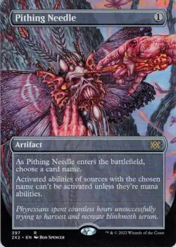 MTG Pithing Needle (Borderless) (397) | NM | Double Masters 2022 {2X2} - Image 1