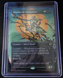 Mightform Harmonizer - BORDERLESS - Edge of Eternities EOE - 0297 - MTG Foil - Image 1
