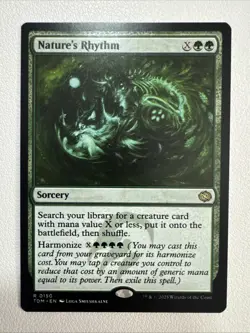 Nature's Rhythm (NM Non-Foil) TDM-0150 Rare MTG - Image 1