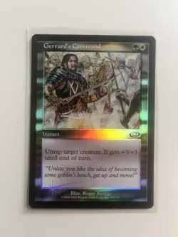 MTG Gerrard's Command FOIL Planeshift White Green Common NM-LP - Image 1