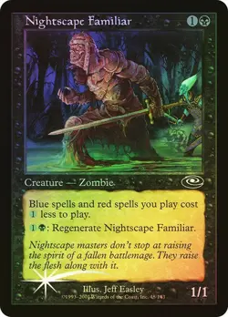 Nightscape Familar Foil x1 Planeshift MTG Magic the Gathering Black Creature - Image 1