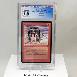 MTG - Legends - Giant Strength - Graded - CGC 7.5 - Image 1