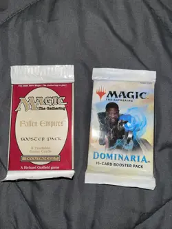 Wizards of the Coast Magic the Gathering 1994 Fallen Empires & Domination Pack - Image 1