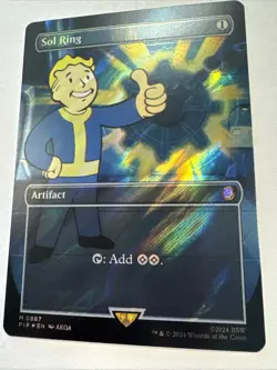 MTG Sol Ring 0887 PIP Fallout NM/M Surge Foil - Image 3