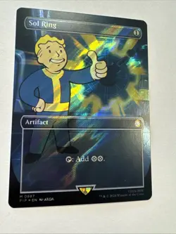 MTG Sol Ring 0887 PIP Fallout NM/M Surge Foil - Image 4