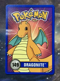 Dragonite #149 Pokemon Rolls 1999 Nintendo Promo Sticker Card MP - Image 3