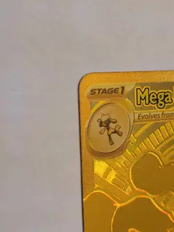 Pokemon Set Mega Lucario EX TCG Gold Holo Rare Card 188/132 NM - Image 2
