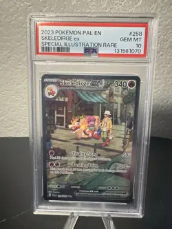PSA 10 Skeledirge ex 258/193 Special Illustration Rare Paldea Evolved Pokemon - Image 1