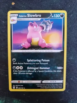 Pokemon TCG Galarian Slowbro 092/163 Non Holo Rare Battle Styles Near Mint - Image 1