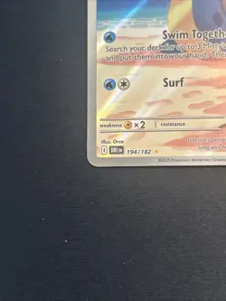 Pokemon TCG Misty's Lapras Holo Card 194/182 Sv10: Destined Rivals - Image 5