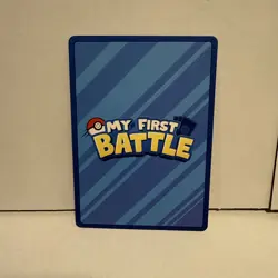 Pokemon Pikachu TCG Blue Border My First Battle Exclusive Stamp Promo - Image 2