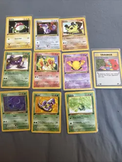 Team Rocket 1st Edition Pokemon Card Lot WOTC 10 Cards Mixed Near Mint - Image 1
