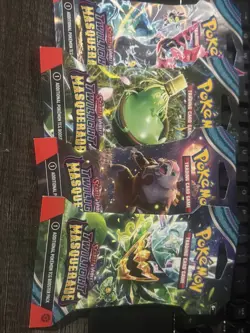 Pokemon TCG Twilight Masquerade Sleeved Booster Packs Lot Of 4 - Image 2