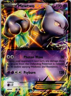 Mewtwo EX XY183 Promo XY Black Star Promos Pokemon NM - Image 1