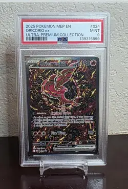 2025 Pokemon Mep En Oricorio Ex Black Star Promo #024 PSA 9 - Image 1