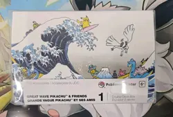 Pokemon Center Great Wave Pikachu & Friends TCG Double Deck Box Sealed - Image 1