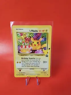 POKEMON TCG BIRTHDAY PIKACHU 24 BLACK STAR PROMO HOLO NM CELEBRATIONS - Image 1