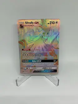 Silvally GX 119/111 NM (Secret) SM Crimson Invasion - Rainbow Pokemon TCG - Image 1
