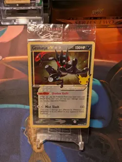 Pokemon TCG Greninja Gold Star SWSH144 Celebration Promo Sealed - Image 1