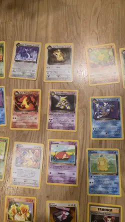 Pokemon Team Rocket Bundle Dark Arbok holo Hypno Vaporeon & more NM condition - Image 4