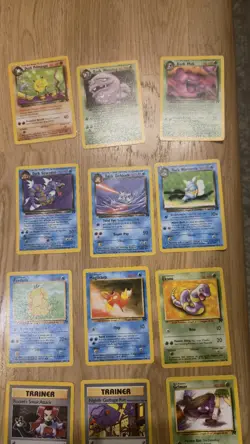 Pokemon Team Rocket Bundle Dark Arbok holo Hypno Vaporeon & more NM condition - Image 5