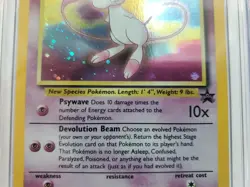 CGC 9 MINT Pokemon Mew #9 Holo Black Star Promo 2000 League Rare Pokemon - Image 5