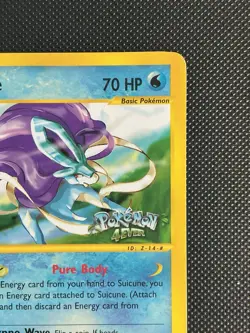 Suicune Pokemon 4Ever Promo 53 (2002) HP / Creased - Vintage WOTC Era - Image 4