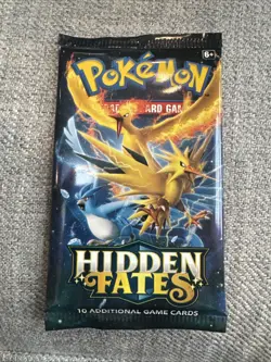 Pokemon TCG Hidden Fates Booster Pack New Sealed (1x) Zapados Art - Image 1