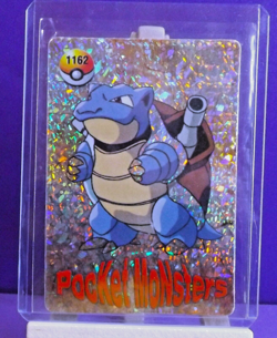 POKEMON POCKET MONSTERS VENDING PRISM STICKER 1162 BLASTOISE - Image 1