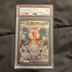 Charizard ex PSA 9 2023 Pokemon SV Obsidian Flames EN #223/197 Illustration Rare - Image 1