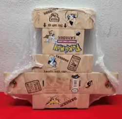 (12) Factory Sealed Pokemon FOSSIL Deck storage box Unused Original From 1999 - Image 1