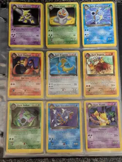 Pokemon TCG - 1999 Team Rocket Full Non Holo Set 18-82 NM Includes Error! - Image 1
