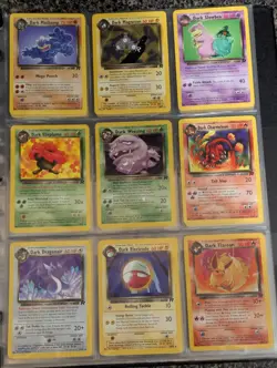 Pokemon TCG - 1999 Team Rocket Full Non Holo Set 18-82 NM Includes Error! - Image 4