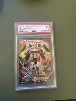 Zygarde EX 54a/124 Full Art XY Premium Trainer Collection Pokemon PSA 9 MINT - Image 1