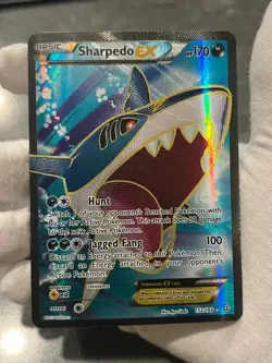 Pokemon TCG Sharpedo EX 152/160 Primal Clash Full Art Holo Ultra Rare MP/HP - Image 3
