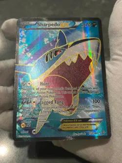 Pokemon TCG Sharpedo EX 152/160 Primal Clash Full Art Holo Ultra Rare MP/HP - Image 4
