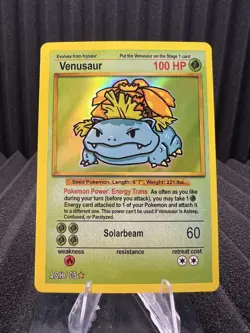 Venusaur #5 - Holo Foil Gen 1 - After Skool Hobby Fan Art - Pokemon - Image 1