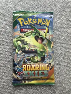 Pokemon XY TCG Roaring Skies Sealed Booster Pack - Rayquaza Pack Art 820650109751 - Image 1