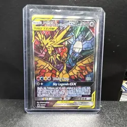 Pokemon Moltres & Zapdos & Articuno GX SM210 Hidden Fates Promo Full Art Holo - Image 1
