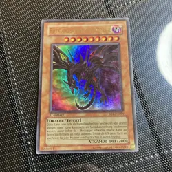 Yu-Gi-Oh! Rotaugiger finsterer Drache SD1-DE001 1. Auflage HOLO Deutsch - Image 1
