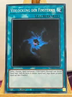 Verlockung Der Finsternis RA03-DE055 Secret Rare Deutsch NM YUGIOH - Image 1