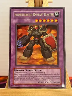 Elementarheld Rampart Blaster EEN-DE033 Ultra Rare Deutsch NM YUGIOH - Image 1