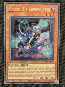 Maliss P Chessykatze MP25-DE123 Secret Rare DE NM YUGIOH - Image 1