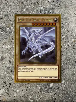 YugiOh 1x Blue-Eyes White Dragon MVP1-ENG55 1st Edition Gold Rare - Image 1