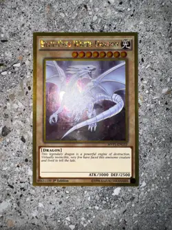 YugiOh 1x Blue-Eyes White Dragon MVP1-ENG55 1st Edition Gold Rare - Image 3