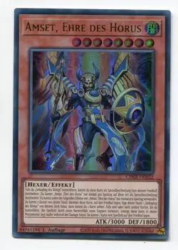 Yu-Gi-Oh! Amset Ehre des Horus Ultra Rare CH02-DE022 - Image 1