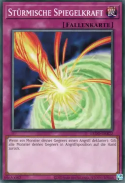 yugioh 1x Sturmische Spiegelkraft LEDD-DEB22 COMMON 2AUFLAGE DEUTSCH - Image 1