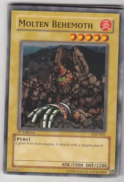 YU-GI-OH Molten Behemoth Common englisch PGD-001 Geschmolzener Behemoth - Image 1