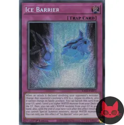 Yugioh Ice Barrier RA01-EN071 Secret Rare 1st Edition NM - Image 1