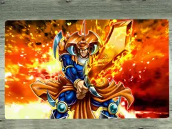 YGOmat Flame Swordsman Trading Card Game Mat Pad Table Playmat TCG CCG Mat Bag - Image 1